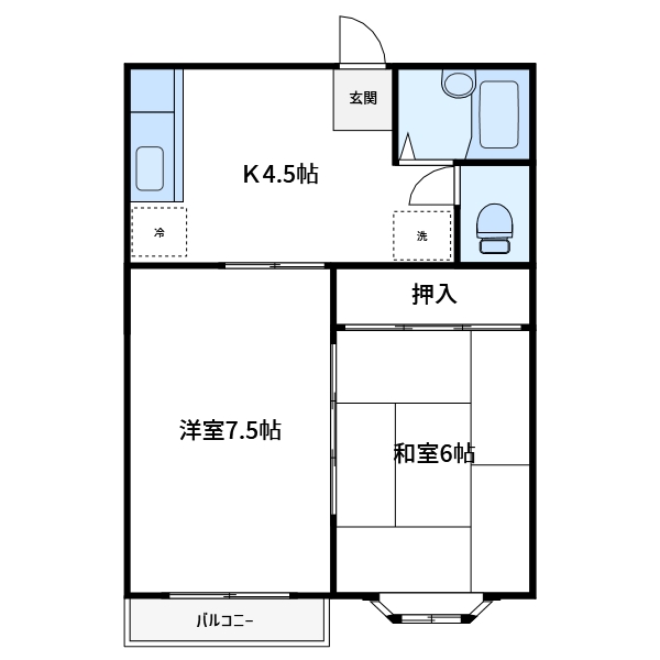 メゾンド・ビューの間取り