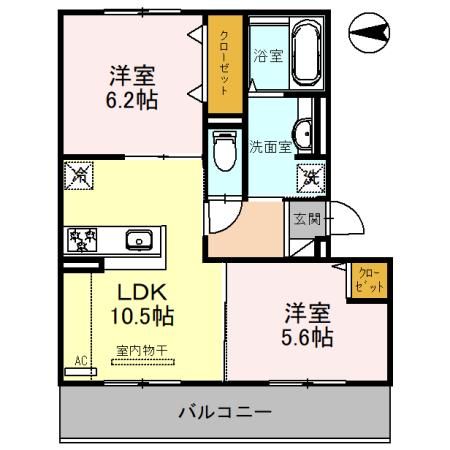 D-ROOM　嵯峨嵐山の間取り