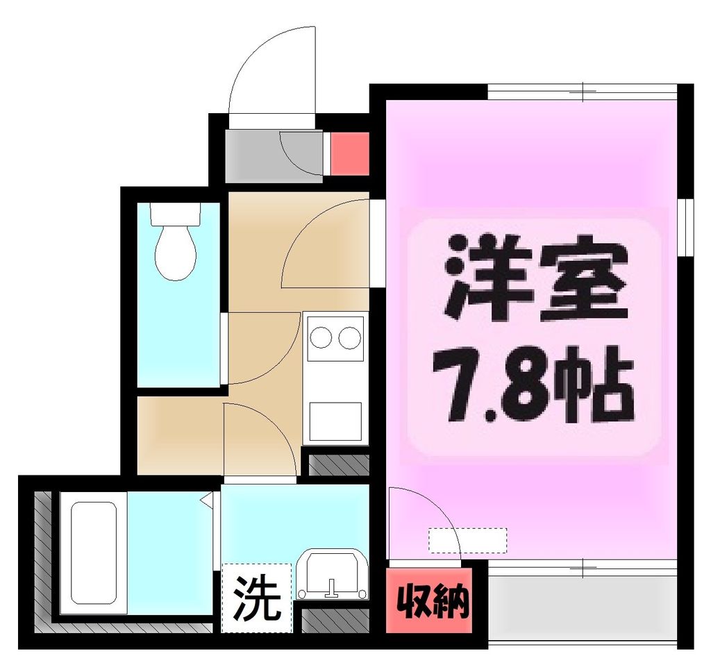 東京都北区中十条１（アパート）の賃貸物件の間取り