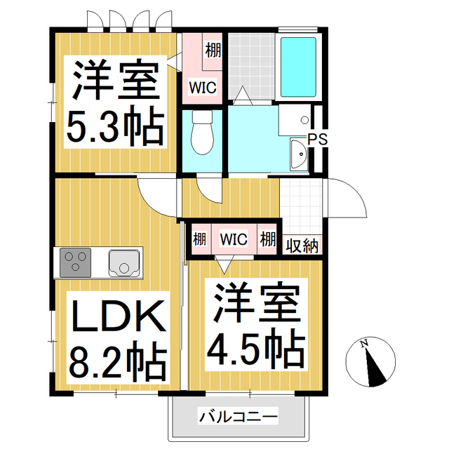 Ｇｒｅｅｎ　Ｗｅｌｌの間取り