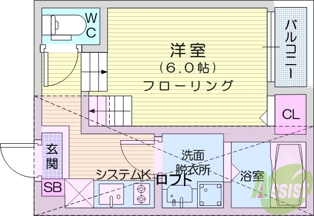 【Seta Brillanteの間取り】