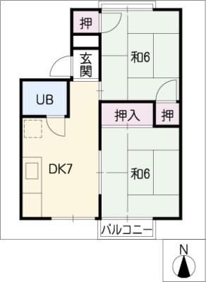 セジュールアグネスの間取り