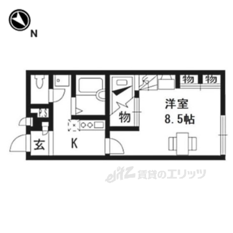 レオパレスＴＳおおつかの間取り