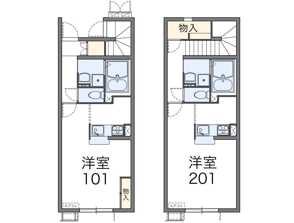 レオネクストＨＡＮＡの間取り