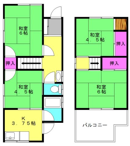 加古川町中津貸家の建物外観