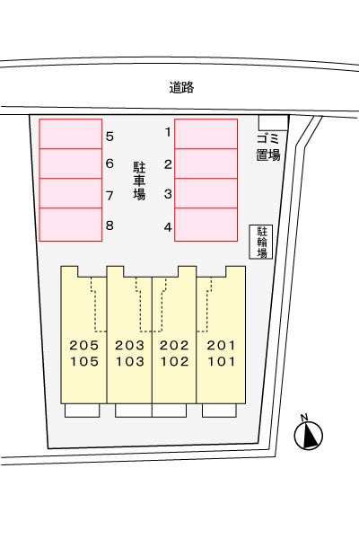 【北九州市八幡西区木屋瀬のアパートのその他設備】