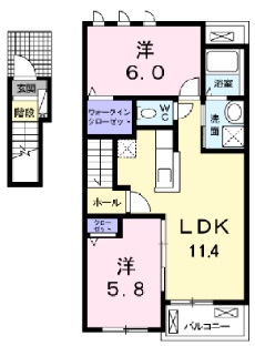 プレジールIIの間取り