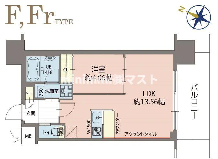 プレジオ弁天町の間取り