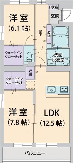 ヴィオレット湘南の間取り