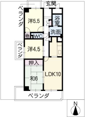 アネックスコート比翼の間取り