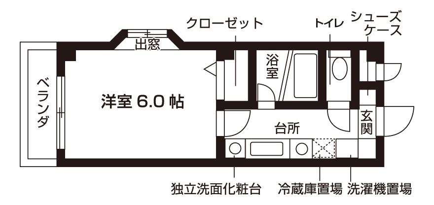 グレースランド旭ヶ丘の間取り