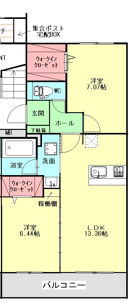 フィオーレの間取り