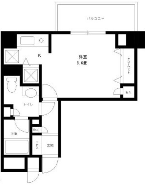 パークアクシス西船橋の間取り