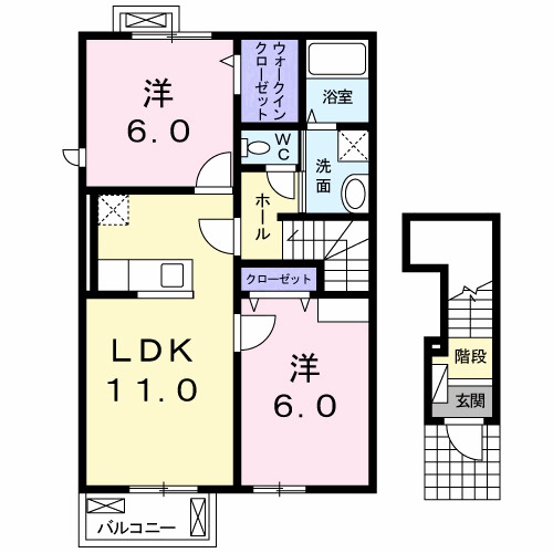 フィオーレの間取り