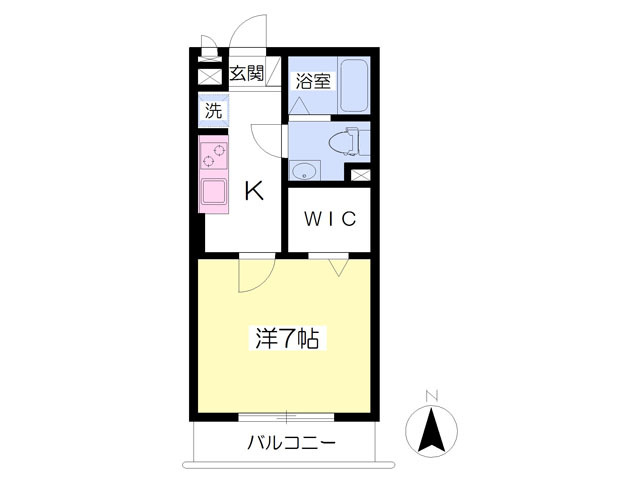 フェンテＡの間取り