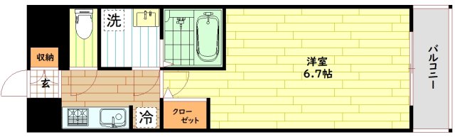 ファーストフィオーレ城北公園通の間取り