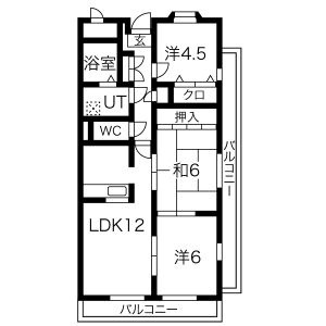 第5高杉マンションの間取り