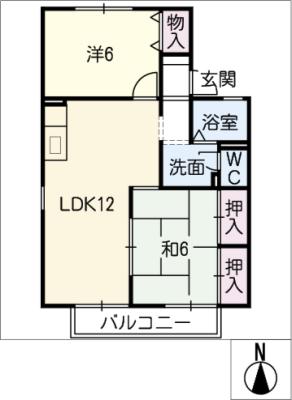 ＶＩＬＬＡまさ花　南棟の間取り