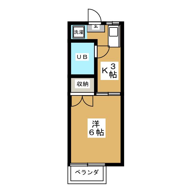 コーポＣＡ　Ｓ棟の間取り