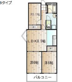 高松市屋島西町のマンションの間取り