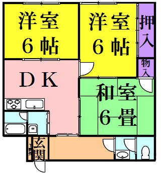 サープラス弐番館の間取り