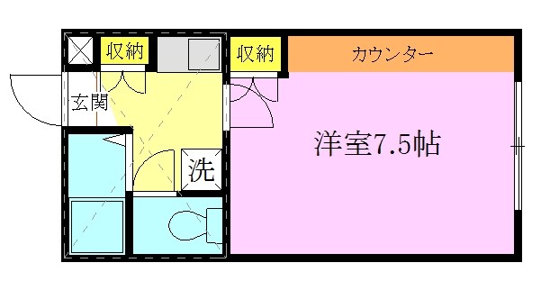 シーサイド小針の間取り