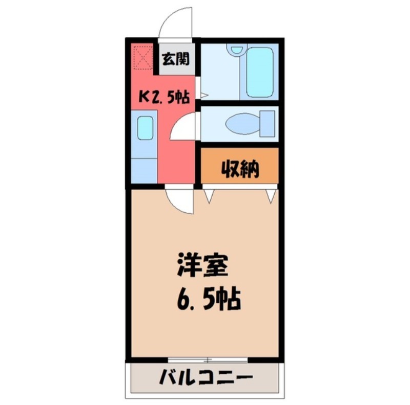 ベルエアーハイツ I号棟の間取り