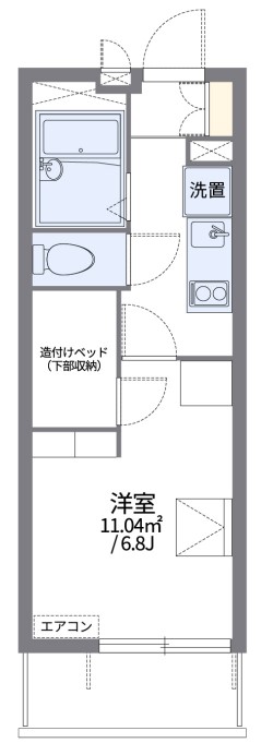 横浜市港北区師岡町のマンションの間取り