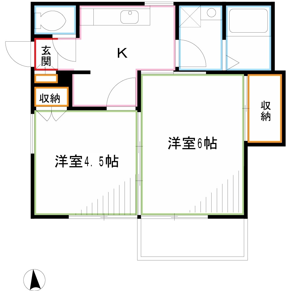 萩原ハウスの間取り