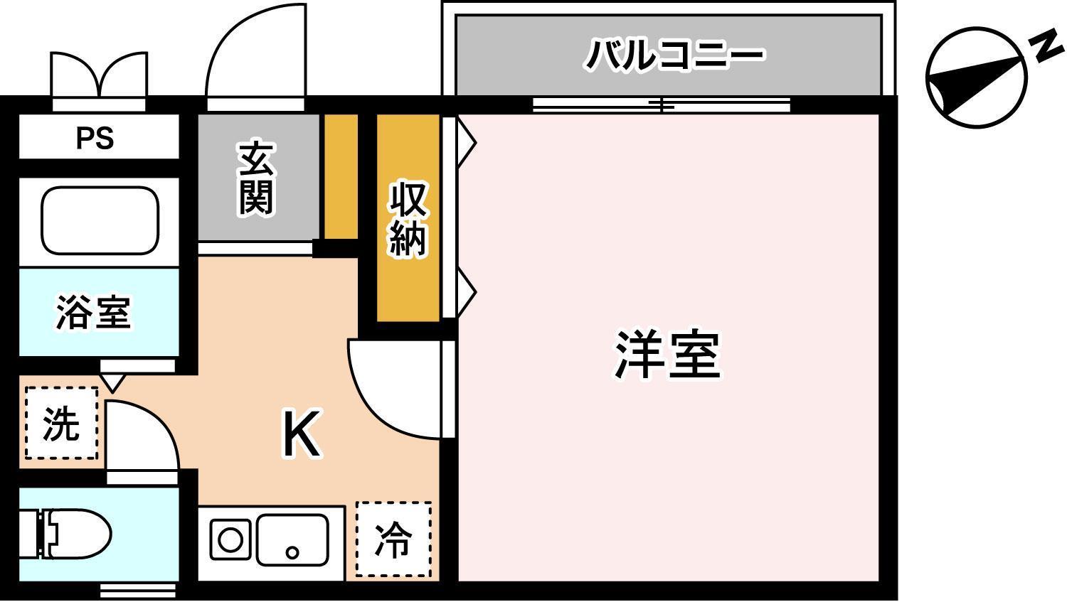 アスターＭマンションの間取り