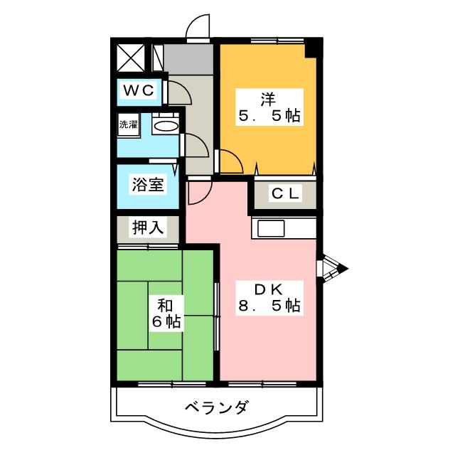 ファミール森の間取り