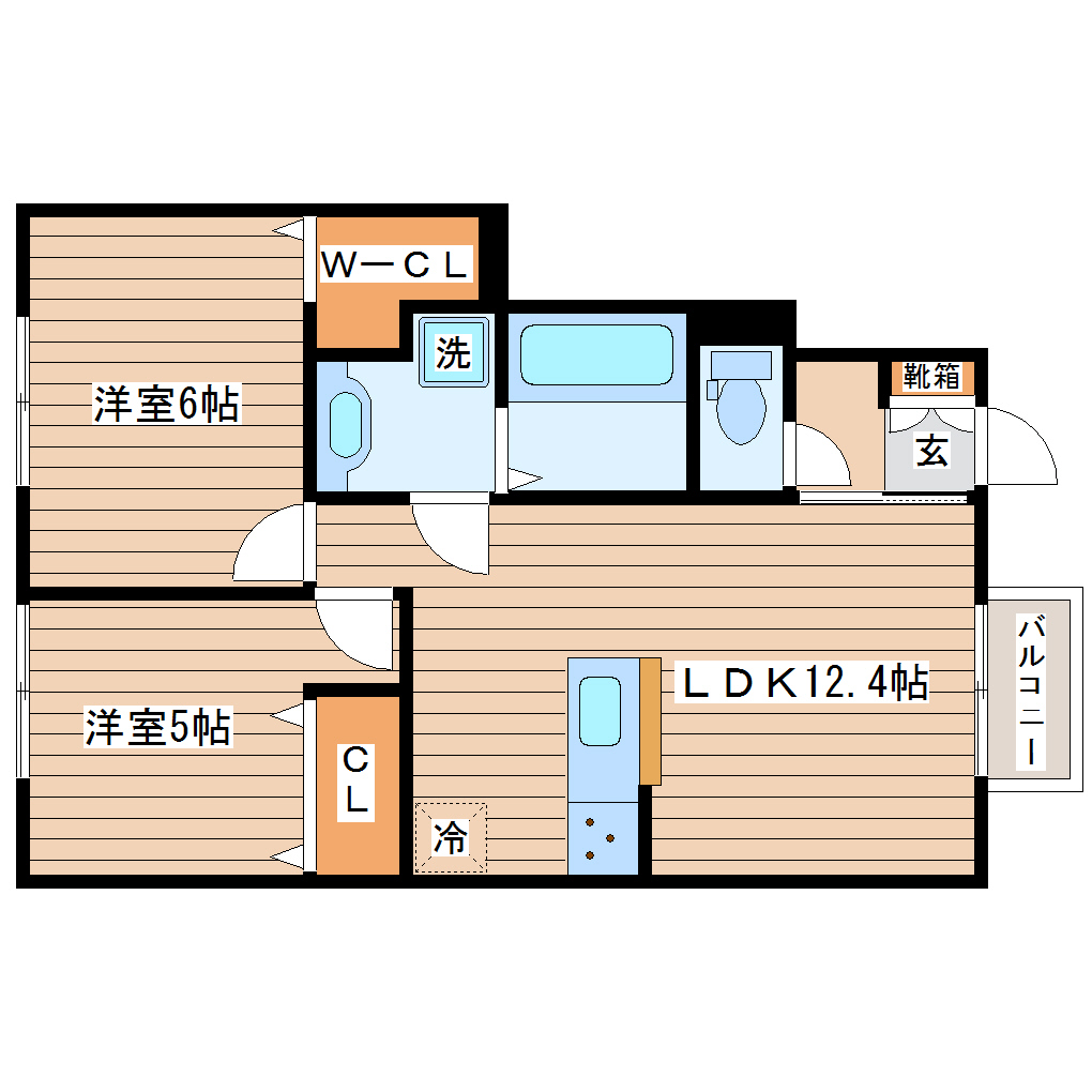 D-room茂庭の間取り