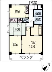 ロジュマン春日井の間取り