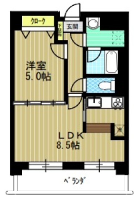 SATOMI-1番館の間取り