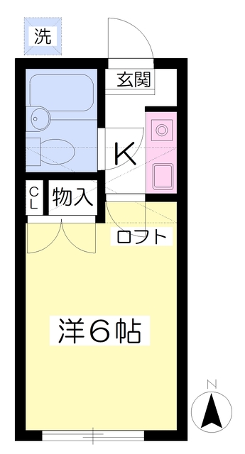 キャッスル厚木の間取り