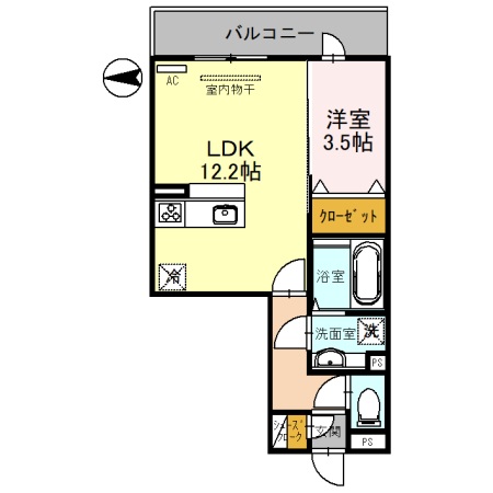 フリーデSTAの間取り