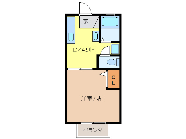 アメニティ21の間取り