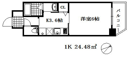 ワールドアイ神戸湊町の間取り