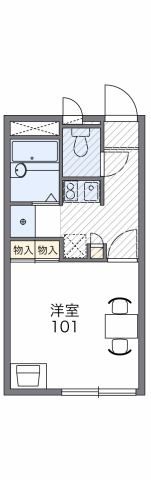 鎌倉市腰越のアパートの間取り