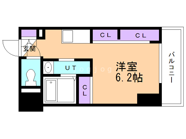 アストリアＮ６の間取り