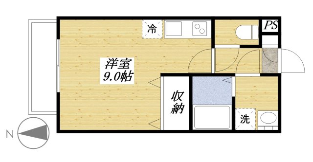 ケイグレイス福生武蔵野台の間取り