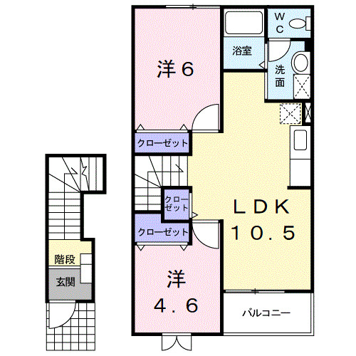 ドミールユキの間取り