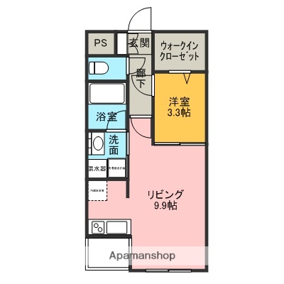 エフクラージュ横川の間取り