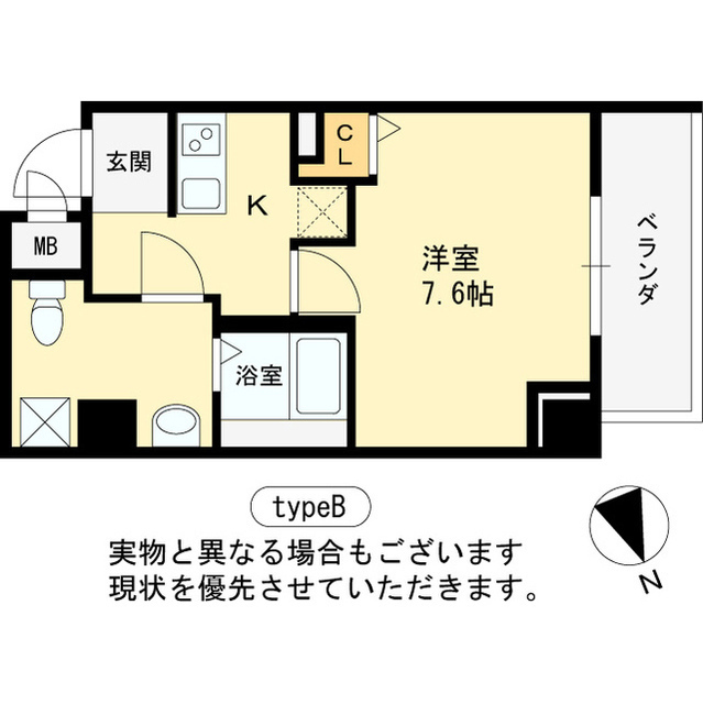 大阪市西成区山王のマンションの間取り