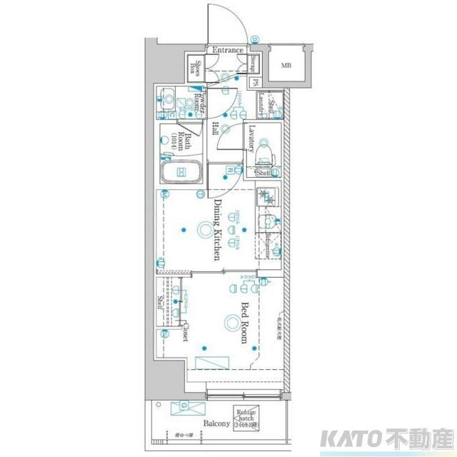 町田市原町田のマンションの間取り