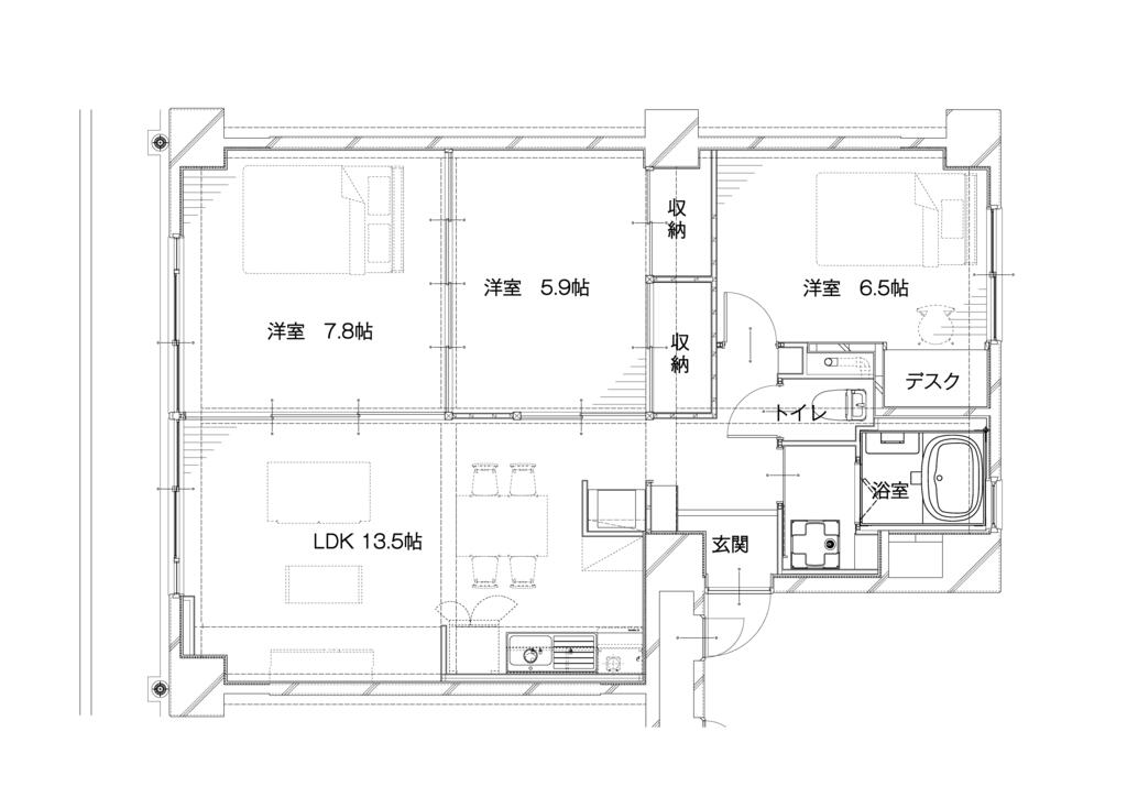 COKULAS半子町の間取り