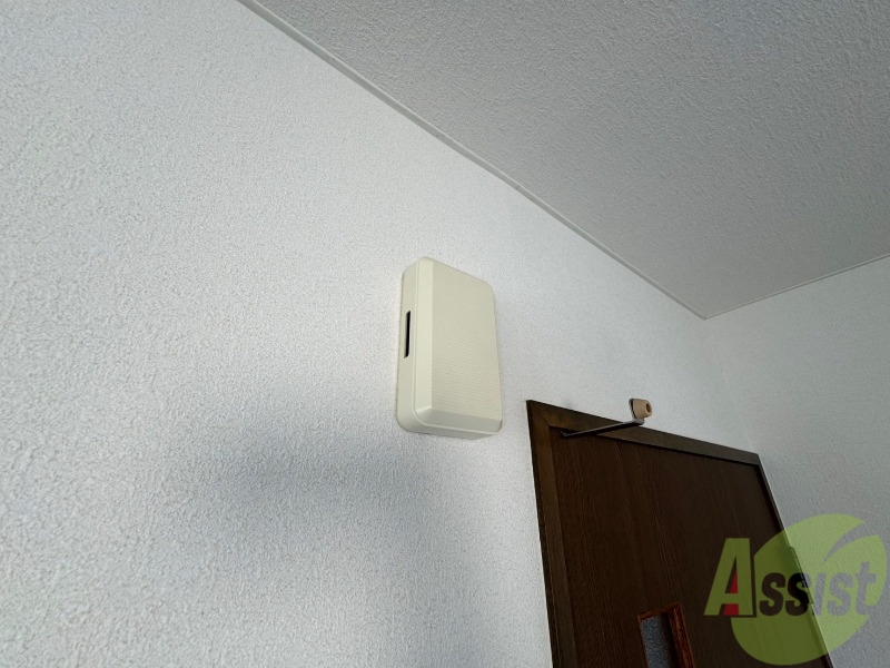 セキュリティ　来客時にはこちらのチャイムが鳴りますよ。