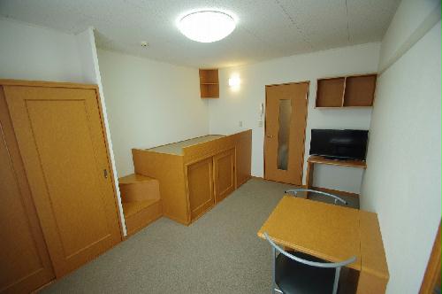 居室・リビング　ベッドの下は、大容量の収納スペース