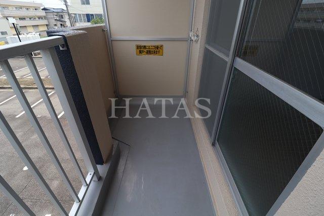 バルコニー　同物件別部屋です。