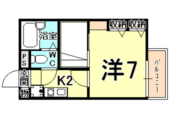 レオパレス高友の間取り写真